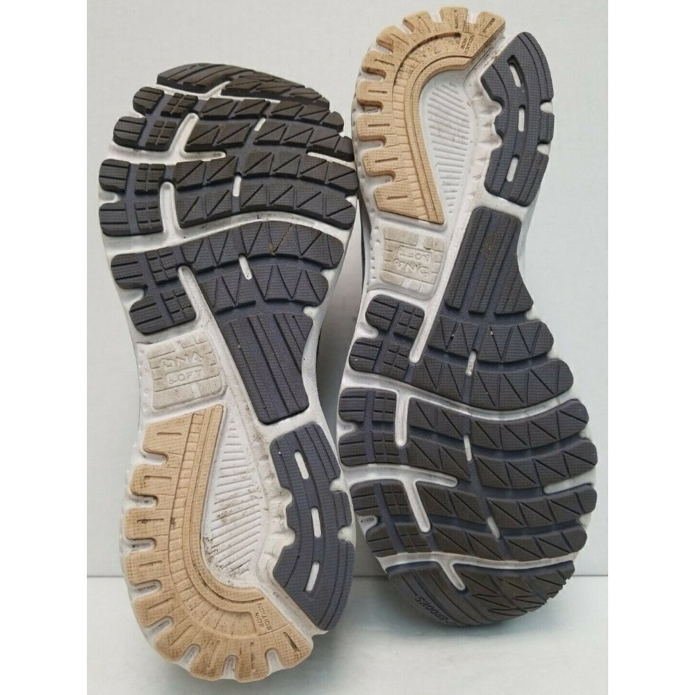 BROOKS WOMEN'S ADRENALINE GTS 20 GREY/PALE PEACH/WHITE 1202961B073 SIZE 10.5 US - Picture 5 of 9
